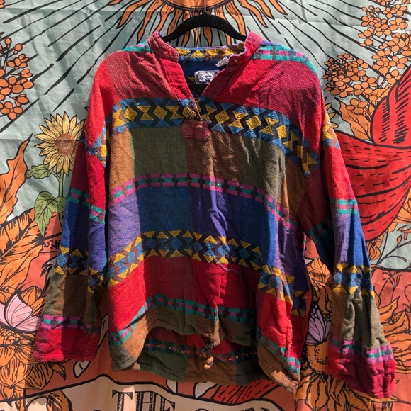 Vintage Tops - Vintage Patterned Pull Over